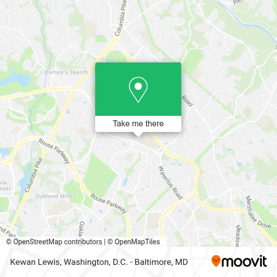 Kewan Lewis map