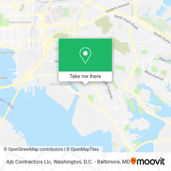 Ajb Contractors Llc map