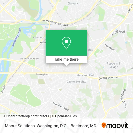 Moore Solutions map