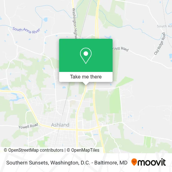 Southern Sunsets map