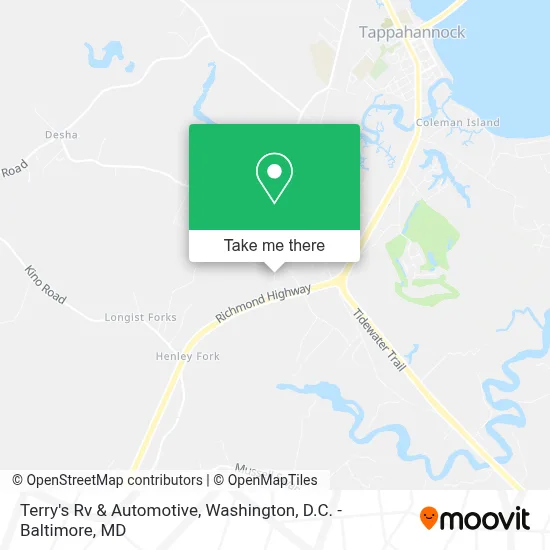 Terry's Rv & Automotive map