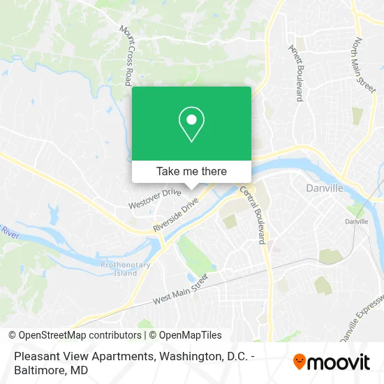 Pleasant View Apartments map