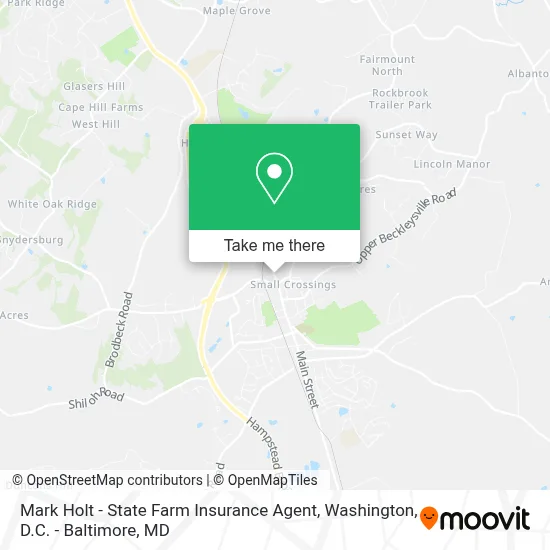 Mark Holt - State Farm Insurance Agent map
