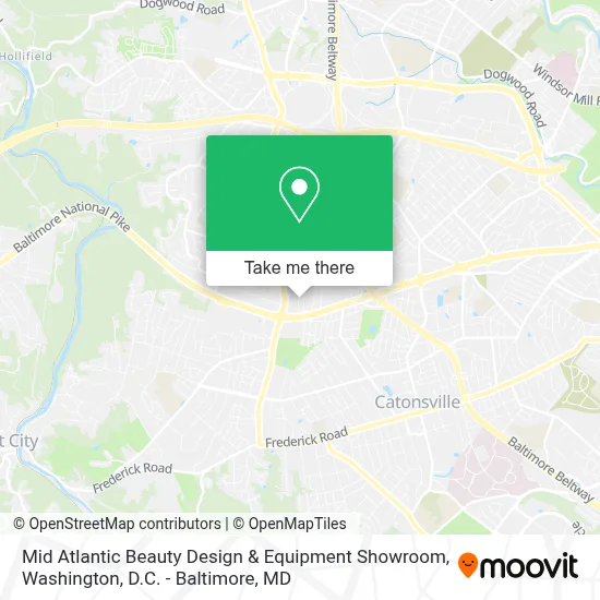 Mid Atlantic Beauty Design & Equipment Showroom map