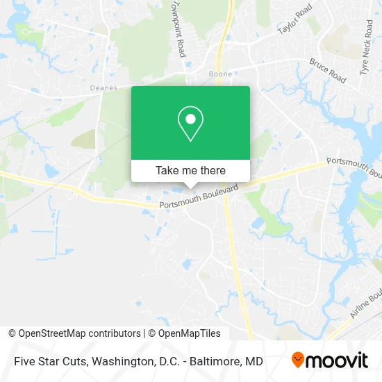 Five Star Cuts map