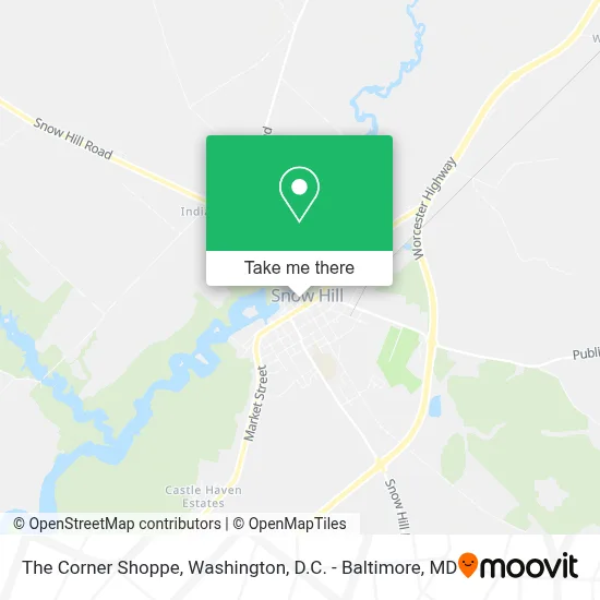 The Corner Shoppe map