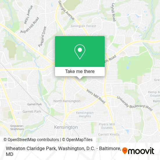 Wheaton Claridge Park map