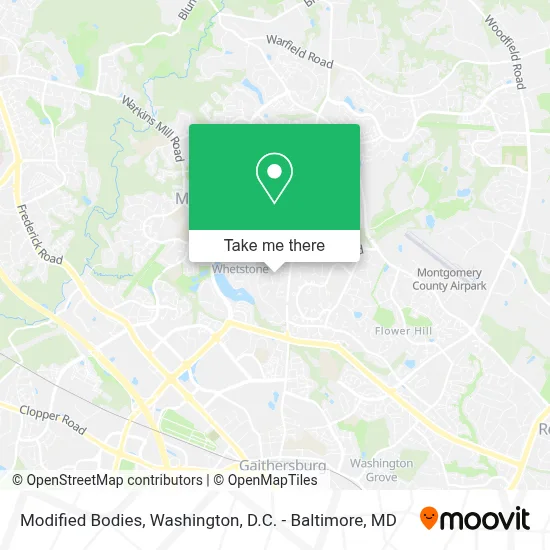 Modified Bodies map