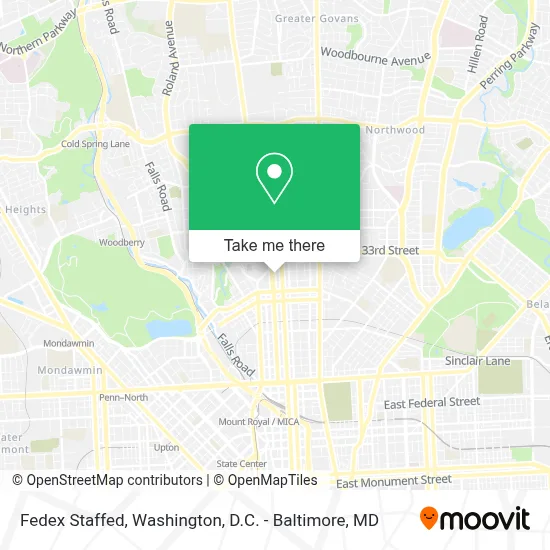 Fedex Staffed map