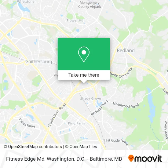 Fitness Edge Md map