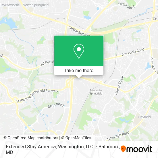 Extended Stay America map
