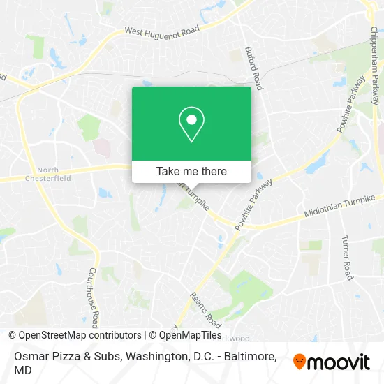 Osmar Pizza & Subs map