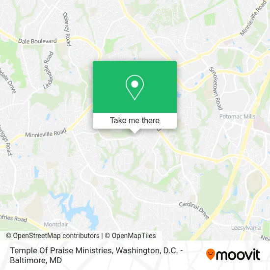 Temple Of Praise Ministries map