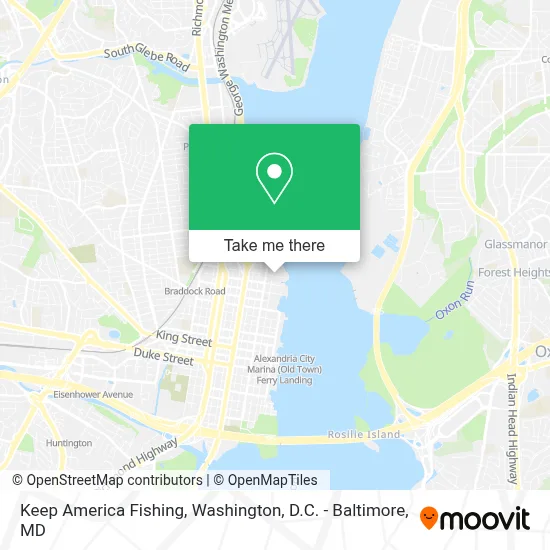 Keep America Fishing map