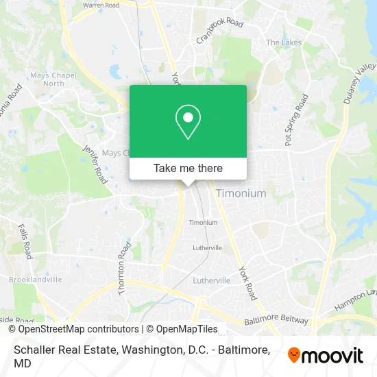 Schaller Real Estate map
