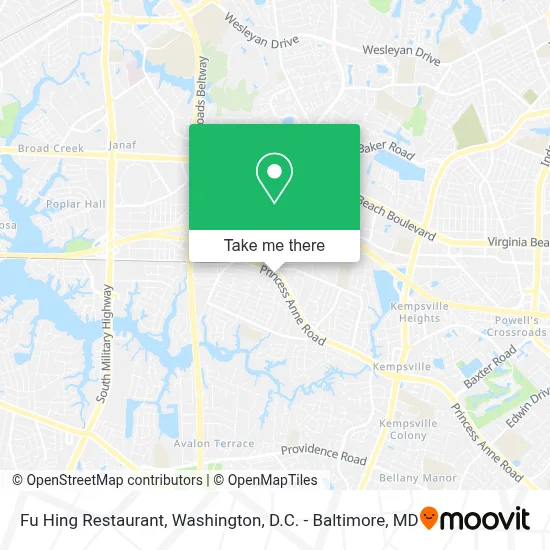 Fu Hing Restaurant map
