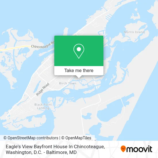 Eagle's View Bayfront House In Chincoteague map