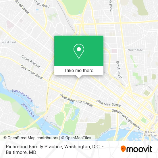 Richmond Family Practice map