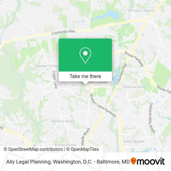 Ally Legal Planning map