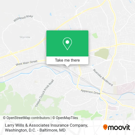 Larry Wills & Associates Insurance Company map