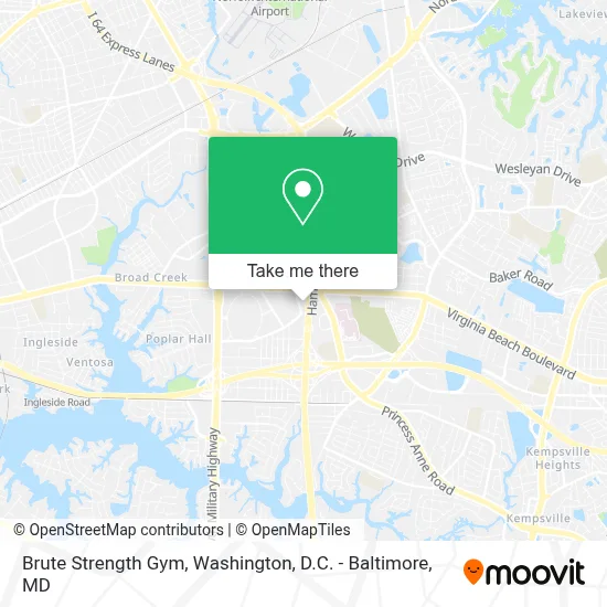Brute Strength Gym map