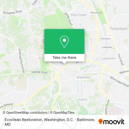 Ecoclean Restoration map