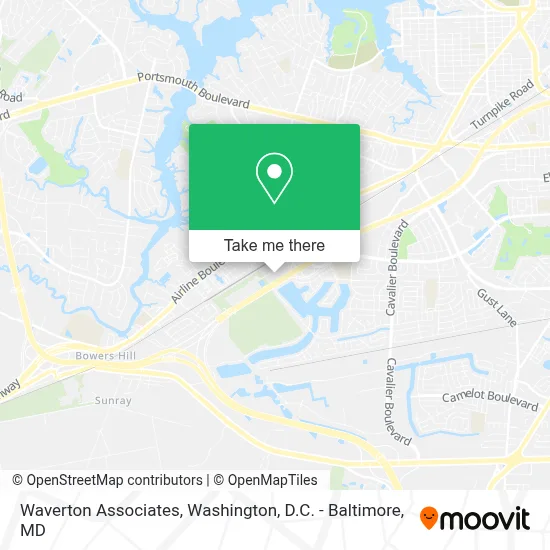 Waverton Associates map