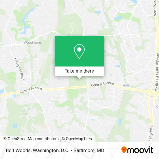 Belt Woods map