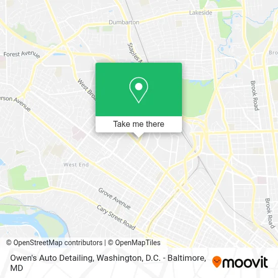 Owen's Auto Detailing map