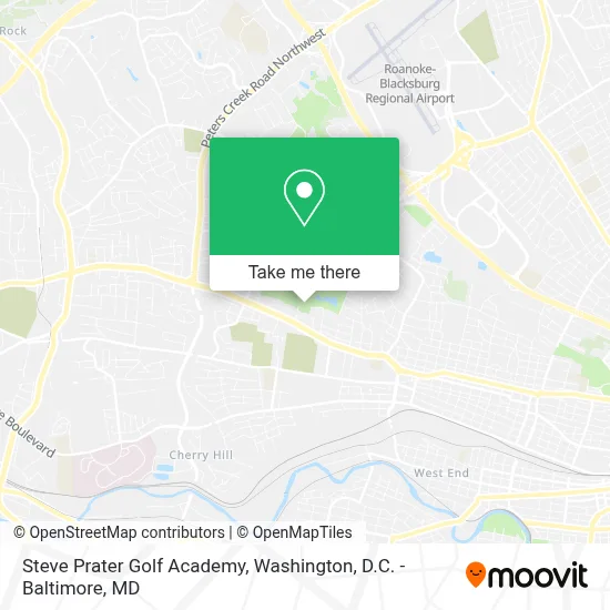 Steve Prater Golf Academy map