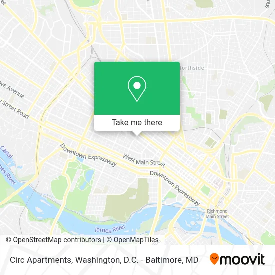 Circ Apartments map