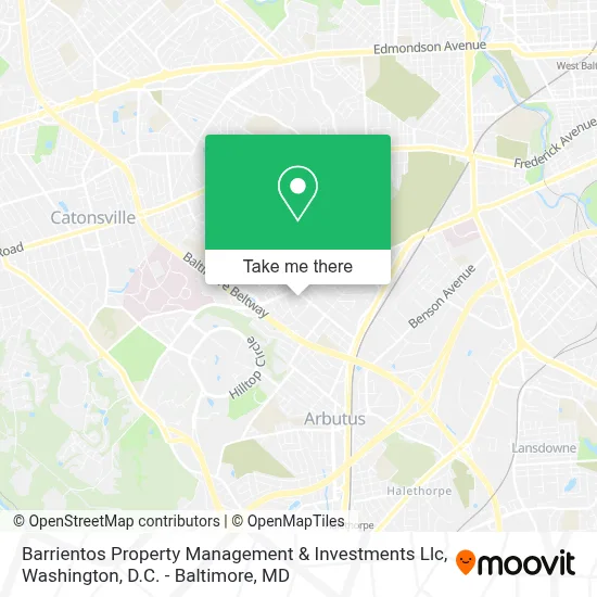 Barrientos Property Management & Investments Llc map