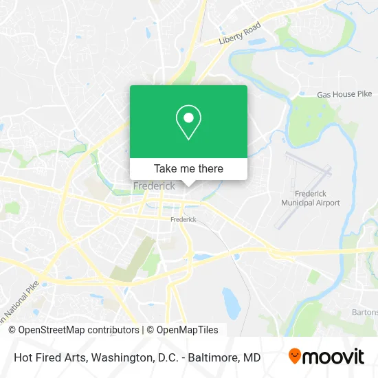 Hot Fired Arts map
