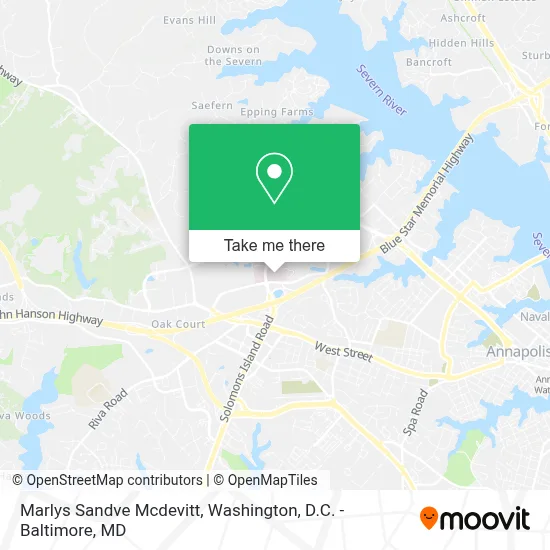 Marlys Sandve Mcdevitt map