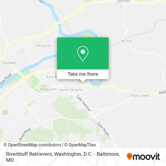 Riverbluff Retrievers map