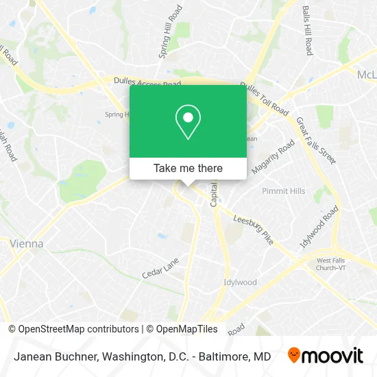 Janean Buchner map