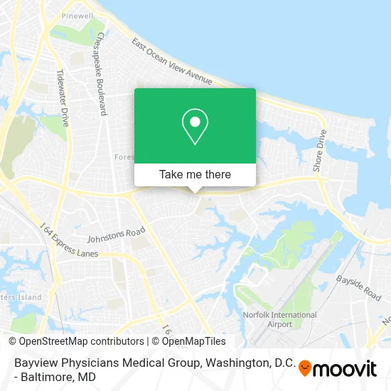 Bayview Physicians Medical Group map