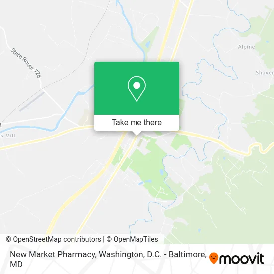 New Market Pharmacy map