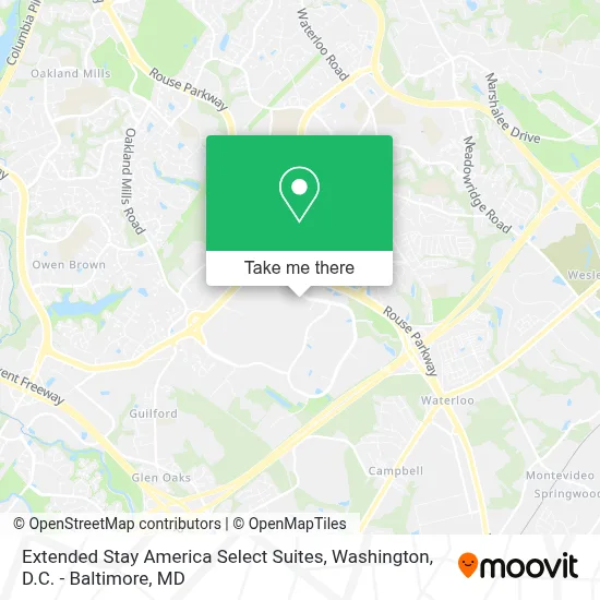 Extended Stay America Select Suites map