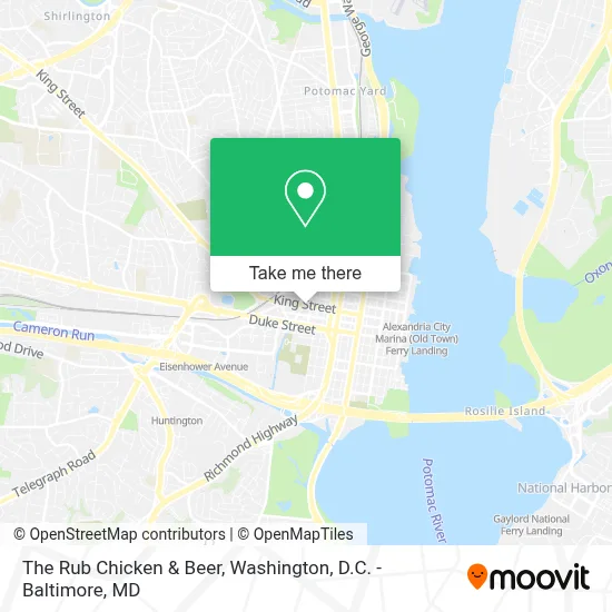 The Rub Chicken & Beer map