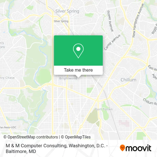 M & M Computer Consulting map