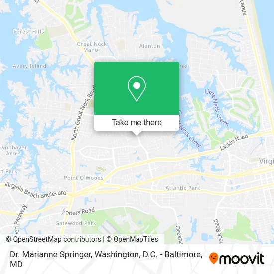 Dr. Marianne Springer map
