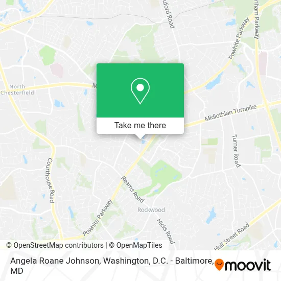 Angela Roane Johnson map