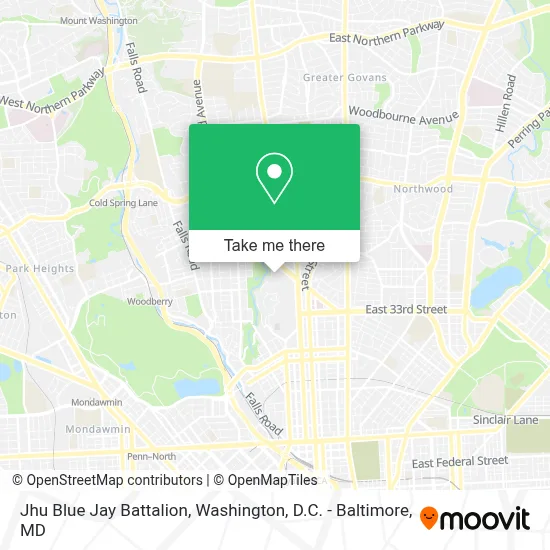 Jhu Blue Jay Battalion map