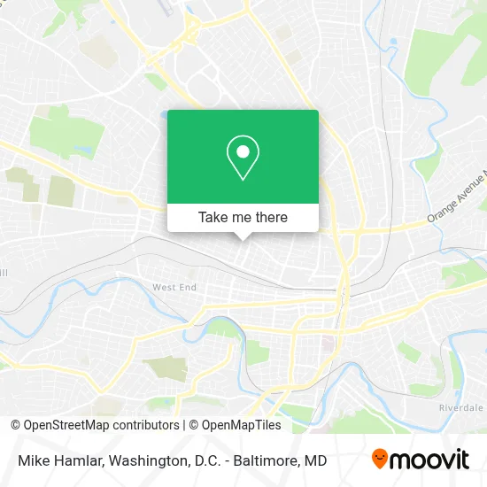 Mike Hamlar map