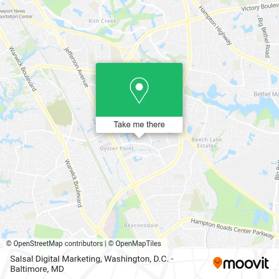 Salsal Digital Marketing map