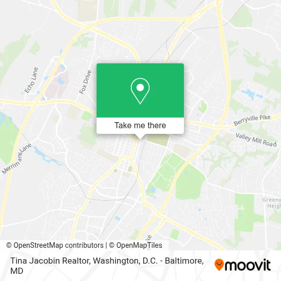 Tina Jacobin Realtor map