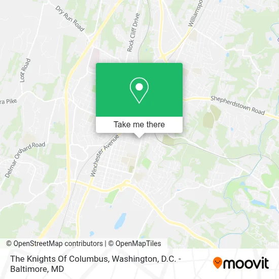 The Knights Of Columbus map