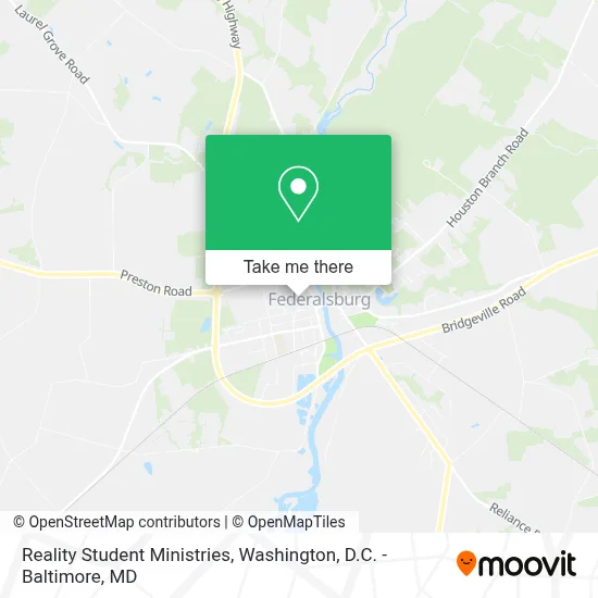 Reality Student Ministries map