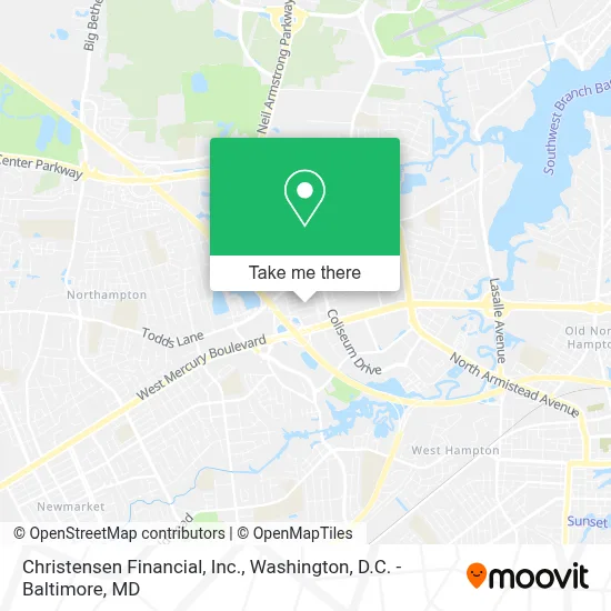 Christensen Financial, Inc. map